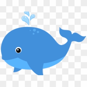 Blue Whale Clipart Color Blue - Cute Blue Whale Clipart, HD Png Download - cartoon whale png