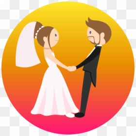 Wedding-couple , Png Download - Cartoon, Transparent Png - married couple png