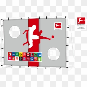 Bundesliga Football Goal "play - Billboard, HD Png Download - football goal png