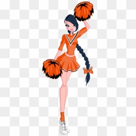 Cheerleading Cartoon Clip Art - Winx Club Cheerleaders, HD Png Download - toe png