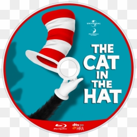 Dr Seuss The Cat In The Hat Movie Dvd, HD Png Download - cat in the hat png