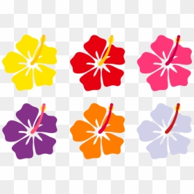 Cartoon Hawaiian Flowers, HD Png Download - hawaiian flowers png