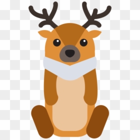 กวาง การ์ตูน น่า รัก, HD Png Download - reindeer antlers png