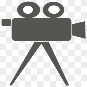 Video Camera Clipart Black And White, HD Png Download - recording png