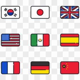 Iconos Banderas, HD Png Download - rectangle outline png
