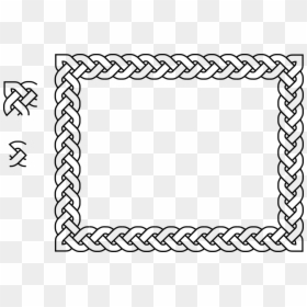 Celtic Knot Border, HD Png Download - rectangle outline png
