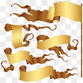 Ancient Ribbon Png, Transparent Png - scroll banner png