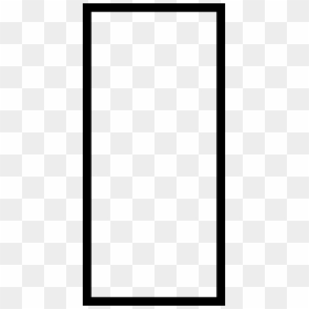 Monochrome, HD Png Download - rectangle outline png