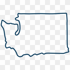 Transparent Washington State Outline, HD Png Download - rectangle outline png