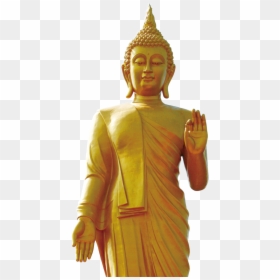 Gautam Buddha Standing Statue, HD Png Download - gautam buddha png