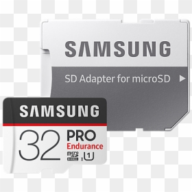 Samsung Pro Endurance 128gb Sd, HD Png Download - memory card png