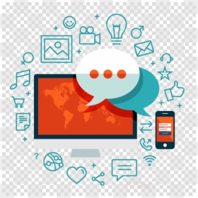 Social Media Management Icon, HD Png Download - digital marketing png images
