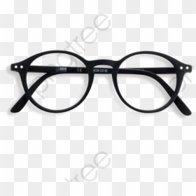 Black Circle Frame Glasses, HD Png Download - chasma png
