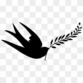 Transparent Dove Silhouette, HD Png Download - bird silhouette png