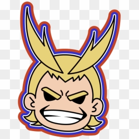 All Might Head Transparent, HD Png Download - all might png