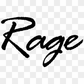 Rage Word, HD Png Download - rage png