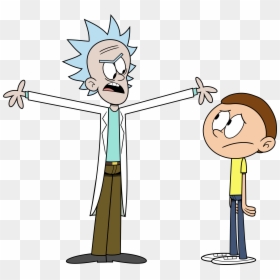 Loud House Vs Gravity Falls, HD Png Download - rick sanchez png