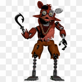 Withered Foxy Five Nights At Freddys 2, HD Png Download - five nights at freddy's png