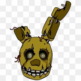 Five Nights At Freddy's Springtrap Head, HD Png Download - five nights at freddy's png