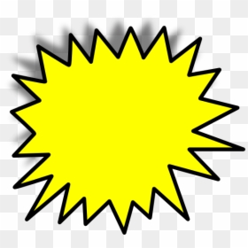 Pow Clipart, HD Png Download - yellow star png