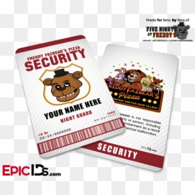Five Nights At Freddy's Name Badge, HD Png Download - five nights at freddy's png