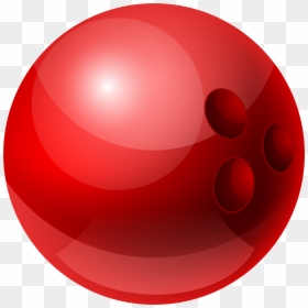 Red Bowling Ball Png, Transparent Png - bowling ball png