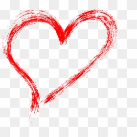 Brush Heart Png, Transparent Png - heart.png