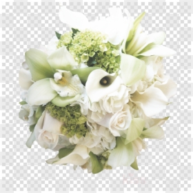 White Rose Bouquet Png, Transparent Png - white roses png