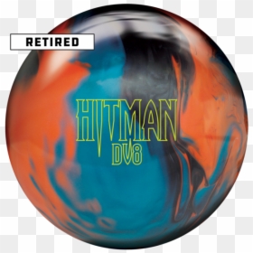 Dv8 Hitman Bowling Ball, HD Png Download - bowling ball png