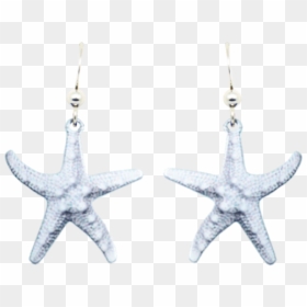 Earrings, HD Png Download - white starfish png