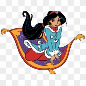 Winter Snow Clipart Disney - Jasmine Sur Son Tapis Volant, HD Png Download - winter snow png