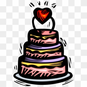 Clip Art, HD Png Download - wedding cake clipart png