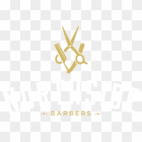 Northside - Barber Shop Logo Gold, HD Png Download - barber blade png