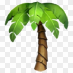 Transparent Plant Emoji Png - Iphone Palm Tree Emoji, Png Download - 3d palm tree png