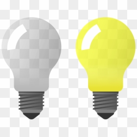 Bulb Clipart Lamp Pencil And In Color Bulb Clipart - Light Bulb On Off Png, Transparent Png - lightbulb png transparent