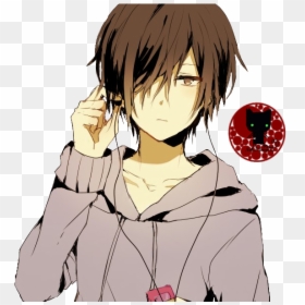 Transparent Brown Eyes Clipart - Renders Anime Boy Png, Png Download - anime girl with brown hair png