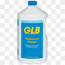 Glb Natural Clear Swimming Pool Water Cleaning Enzyme - Plastic Bottle, HD Png Download - clear bottle png