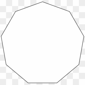 Nonagono Png, Transparent Png - heptagon png