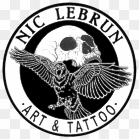 Nic Lebrun Art Tattoo Old School, HD Png Download - tattos png
