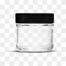 Original Glass Jar Black Screw Cap - Nail Polish, HD Png Download - glass jar png