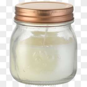 Candle Png Jar - Glass Bottle, Transparent Png - glass jar png