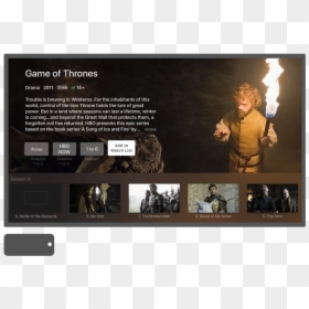 Got - Dragon Flies Over Tyrion And Jorah, HD Png Download - watch tv png