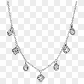 Pandora - Title - Tag - Pandora Geometric Shapes Necklace, HD Png Download - neck chain png