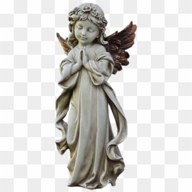 Angel Praying Transparent - Praying Angel Statue, HD Png Download - man praying png