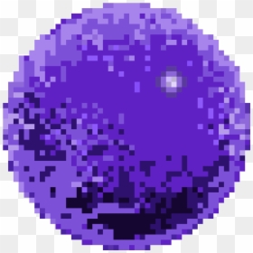 Purple Png Pixel , Png Download - Pixel Planet Transparent Background, Png Download - planet transparent png