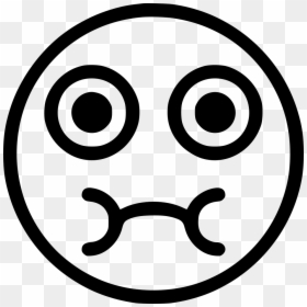 Png File Circle - Black And White Sick Face, Transparent Png - sick person png