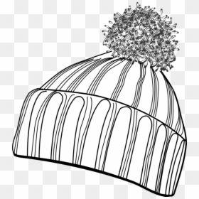 Line Art,monochrome Photography,tree - Winter Hat Clipart Png, Transparent Png - tree png black and white