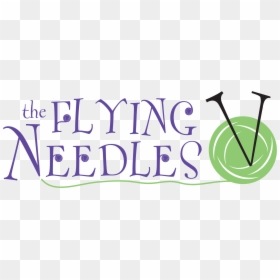 The Flying Needles Yarn - Lilac, HD Png Download - knitting needles png