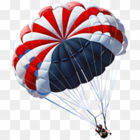 Parachute Fabric Parachuting Textile - Transparent Background Parachutes Png, Png Download - parachute clipart png