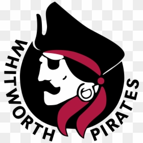 Transparent Pirate Mascot Clipart - Whitworth University Pirates Logo, HD Png Download - pirate logo png